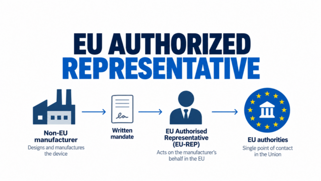 Explanation of responsibilities of the EU Authorised Representative.
