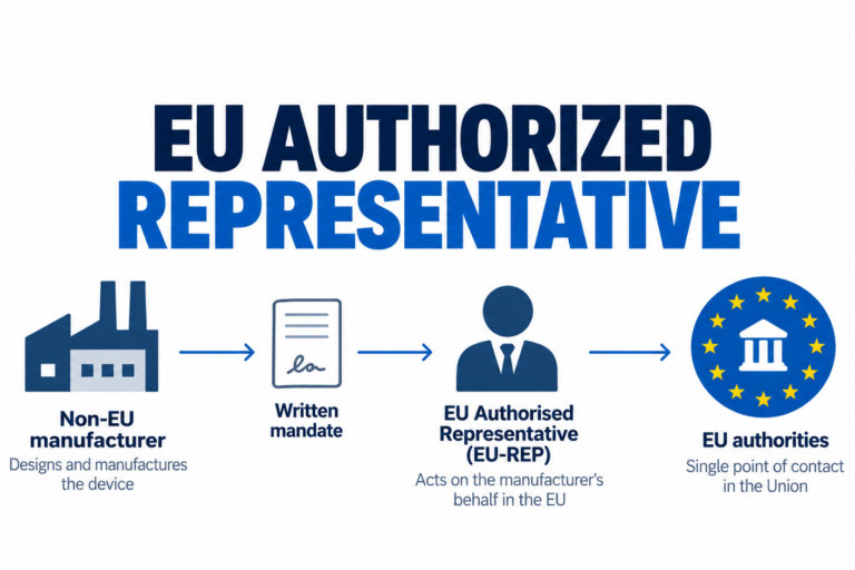 Explanation of responsibilities of the EU Authorised Representative.